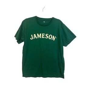 Jameson Irish Whiskey T Shirt XL Extra‎ Large Green Short Sleeve Adult Tee